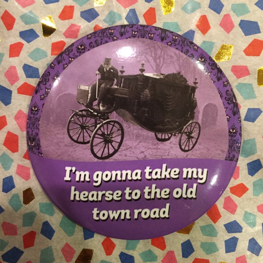 Disney’s Haunted Mansion Old Town Road Button